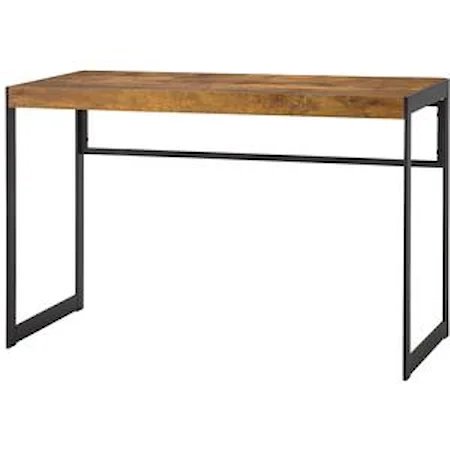 Industrial Computer Desk with Metal Frame